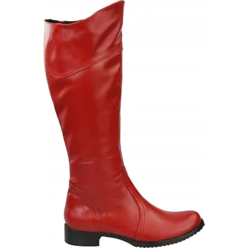 Dámské kozačky Elitabut dámské kozačky pod koleno s plochým podpatkem, velikost 40