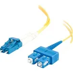 C2G LC-SC 9/125 OS1 Duplex Singlemode PVC Fiber Optic Cable (LSZH) 85589