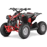 Akumulátorová čtyřkolka - HECHT 51060 RED (Akumulátorová čtyřkolka s motorem 1060W, 6" kola, kotoučové brzdy, akumulátor 36V/12Ah. Maximální rychlost 35 km/h., vlajka HECHT. Rozměry (D x Š x V): 118 x 70 x 71 cm)