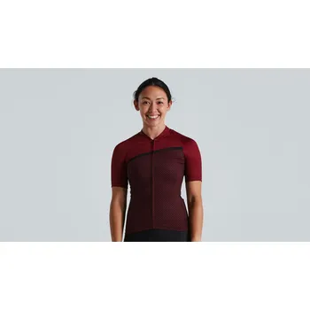 cyklistický dres Dres Specialized SL Stripe jersey SS wmn crimson S 2021 - doprava zdarma