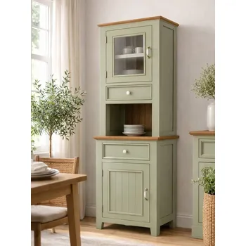 Komoda Kredenc PROVENCE R3P z masivu olivová Barevné provedení: Olivová, Provedení: SLIM - šuplíky bez pojezdů