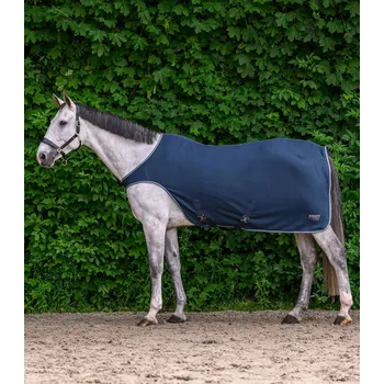 Deka pro koně Waldhausen deka do kolotoče ECONOMIC fleece - noční modrá - 125
