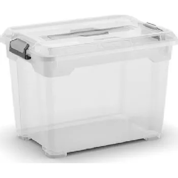 Úložný box KIS Moover Box 008461WHTR Box 18 L, průhledný