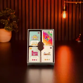 Příslušenství k deskovým hrám Woodneq Zboduj město - INSERT do hry Varianta: Černá