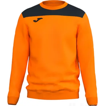 Pánská mikina Mikina JOMA PHOENIX III, barva oranžová - černá, velikost 4XS