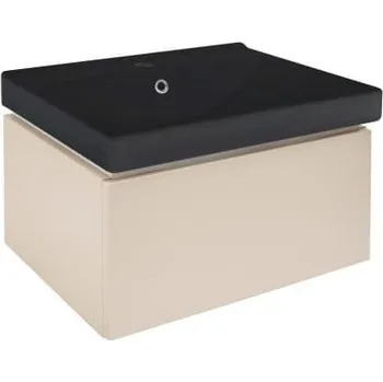 Koupelnový nábytek Koupelnová skříňka s umyvadlem SAT Feel 60x30x46 cm pískově béžová mat SATFEEL60BEU1MB