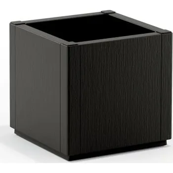 Květináč STEFANPLAST Květináč ETHICA obdélníkový, tmavě šedý