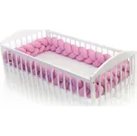 T-TOMI Pletený mantinel 360cm - pink