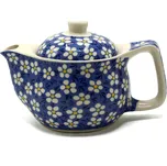 Porcelánová konvička na čaj s květy…