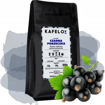 Káva Kafelov Káva s příchutí černého rybízu 250g zrn