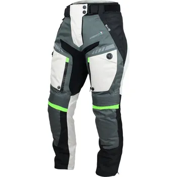 Dámské kalhoty Cappa Racing Kalhoty moto dámské FIORANO textilní šedé / bílé M Velikost: L