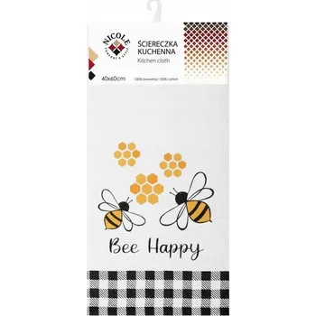 Utěrka RAVI BAVLNĚNÁ HADŘÍK BAVLNA BEE HAPPY 40x60cm 52387