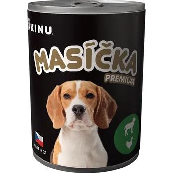 Krmivo pro psa Akinu MASÍČKA PREMIUM Mleté s jehněčím konzerva pro psy 400 g