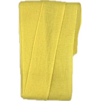 Stuha Stuha látková Nature Taft – Sunny Yellow žlutá 25mm x 2,5m (8,- Kč/m) (Jednobarevná stuha, bavlněná, oboustranná, barva žlutá, okraje zpevněné tkaním, Go Green - biologicky odbouratelná)