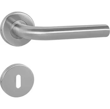 Dveřní kování Klika Naturel dozický (WK) broušená nerez MONARBN