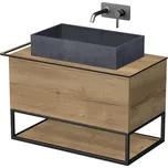 Koupelnová skříňka pod umyvadlo Naturel Oxo 90x50 cm dub halifax OXO901ZKDL