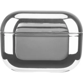 Pouzdro na mobilní telefon Ochranný metalický obal pro AirPods Pro - stříbrný