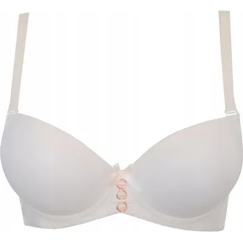 Podprsenka Hladká podprsenka push-up, sbírající prsa, 36/80 B, béžová