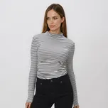 Reserved - Tričko s dlouhými rukávy s řasením - vícebarevná - 343JX-MLC - 343JX-MLC-S