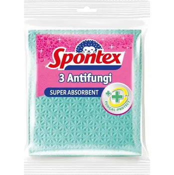 Utěrka Spontex utěrka Antifungi houbová 3 ks