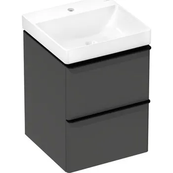 Koupelnový nábytek Skříňka s umyvadlem Hansgrohe Xelu Q 50x69,5x48 cm šedá matná 54369670
