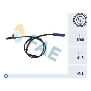 ABS FAE Snímač počtu otáček kol FAE 78076