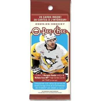 Sběratelská karetní hra 2025-2026 NHL Upper Deck O-Pee-Chee Fat Pack - hokejové karty