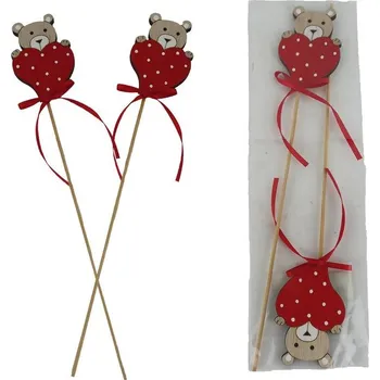 Velikonoční dekorace Zápich medvídek, 2 ks D7726