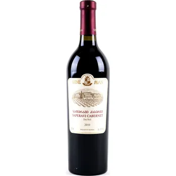 Víno Červené víno Saperavi Cabernet 0,75L WineMan