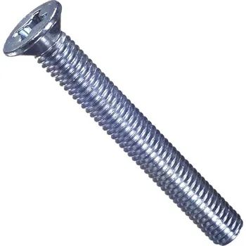 Spojovací materiál Šrouby zápustné křížové M4x20 DIN 965, pozinkované, sada 100 ks