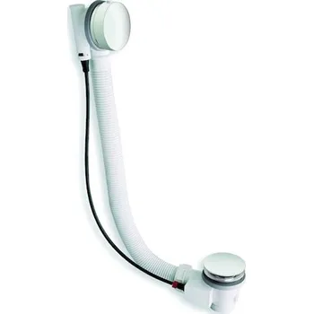 Sifon Silfra vanový automat TEK 47 cm bílý SEICRTEKB