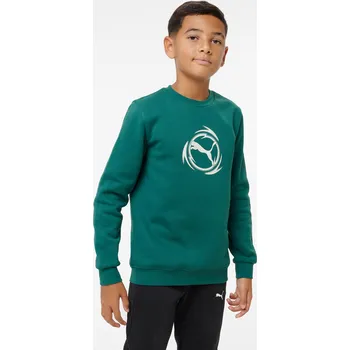 Dámská mikina DECATHLON Dětská mikina s kapucí 11 LET ZELENÁ