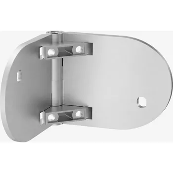 Zábradlí Hahn Steel Nastavitelné boční kotvení pro uchycení sloupků, Nerez AISI 316, broušený