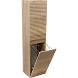 Koupelnová skříňka vysoká s košem na prádlo Naturel Savona 36x145x31,8 cm dub Halifax mat SAVONAV36DHK