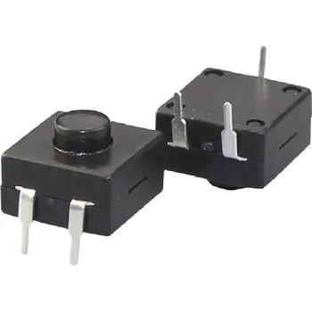 Vypínač stiskací PBS-07-112 ON-OFF 30V/1A, 11x11,8mm