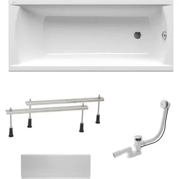 Vana Obdélníková vana SAT Fusion 160x70 cm akrylát levá i pravá SATVR160ANPC