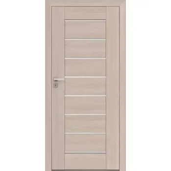 Interiérové dveře Interiérové rámové dveře Perma 13 s obdelným a horizontálním prosklením. Dveře mají rám z MDF desky.