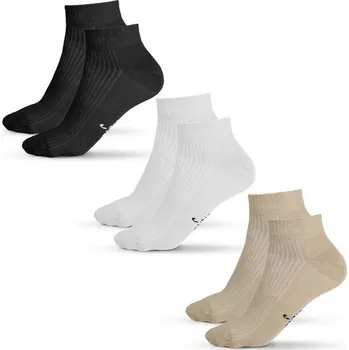 Pánské ponožky Bontis Set 3 ks: Ponožky MOOVY - Bílá / černá / béžová | 39-42