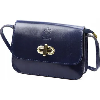 Kabelka Florence kabelka z pravé kůže modrá