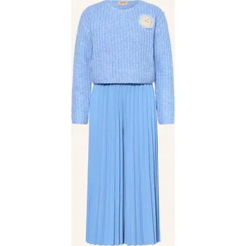 Dámský svetr Cartoon Dámská Sada: Kombinéza A Svetr, tmavě modrá, 44