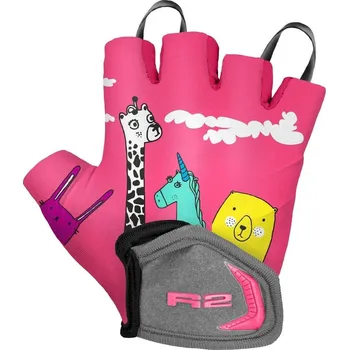 Sport Rukavice R2 Voska dětské růžové žirafa 4roky