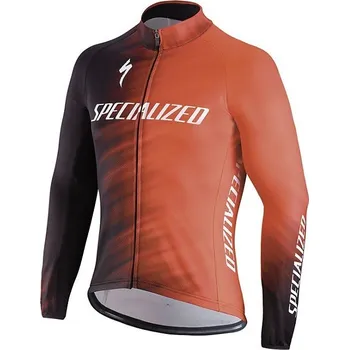 cyklistický dres Zimní cyklistický dres Specialized Element SL Team Expert LS rocket red/black faze 2019/20 - doprava zdarma