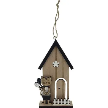 Vánoční dekorace Dekorace domeček k zavěšení D7784