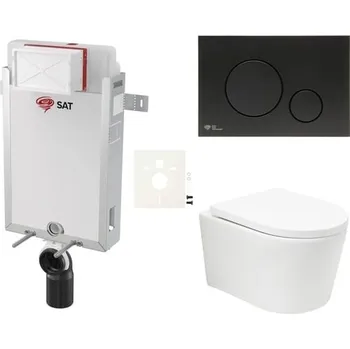 Klozet Závěsný WC set k zazdění SAT BREVIS SIKOSZBRTOR68