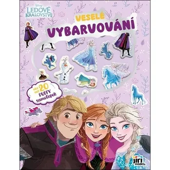 Ledové království - Veselé vybarvování se super samolepkami