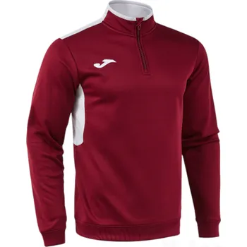 Pánská mikina Mikina JOMA WINNER IV, barva vínová - šedá, velikost 4XS