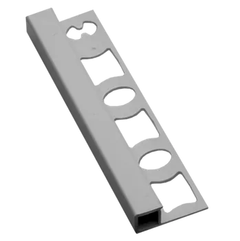 ukončovací lišta Lišta ukončovací "hranatá" Profil-EU světle šedá, PVC, délka 250 cm, výška hrany 10 mm, LH102503
