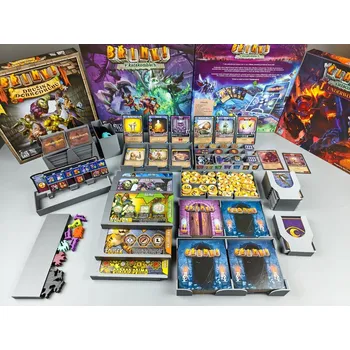 Příslušenství k deskovým hrám inserty.cz Insert: Břink! V katakombách + 3 rozšíření (černý, 0089)