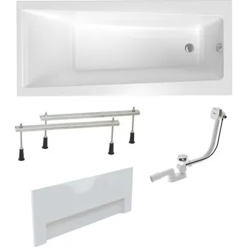 Obdélníková vana Laguna Idea Plus 160x75 cm akrylát levá i pravá SIKOID1600APNPC