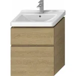 Koupelnová skříňka pod umyvadlo Jika Cubito 59x42,7x68,3 cm dub H40J4234025191
